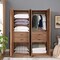 Manhattan Comfort Lee Module Wardrobe 1.0 & 2.0 Closet in Golden Brown, 2PK 2-WC0012-GB - alternate 2